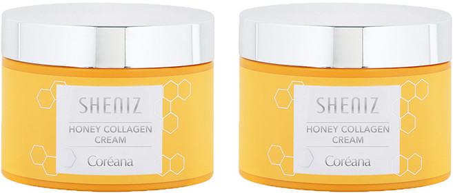 [허니 콜라겐 고보습 탄력크림] 코리아나 쉬니즈 허니 콜라겐 크림 100ml 2개