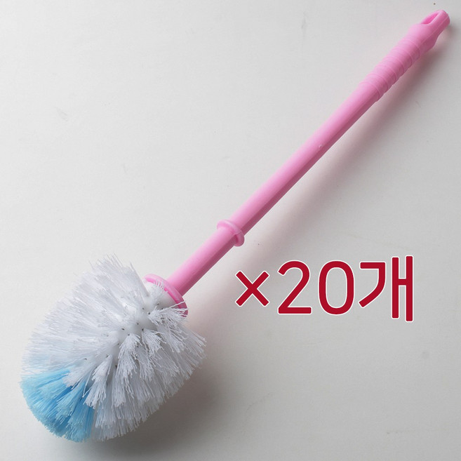 이지크린 원형변기솔 변기청소솔 솔 욕실청소, 20개, 원형 변기솔