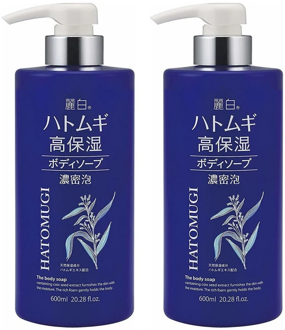 쿠마노 레이하쿠 하또무기 고보습 바디 솝 농밀 거품, 600ml, 2개 - 쿠팡