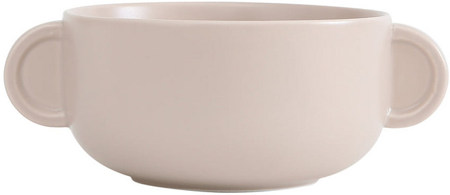 덮밥 시리얼 스프 한그룻 요리그릇 보니토볼 530ml [아이보리 로즈핑크], 로즈핑크, 1개