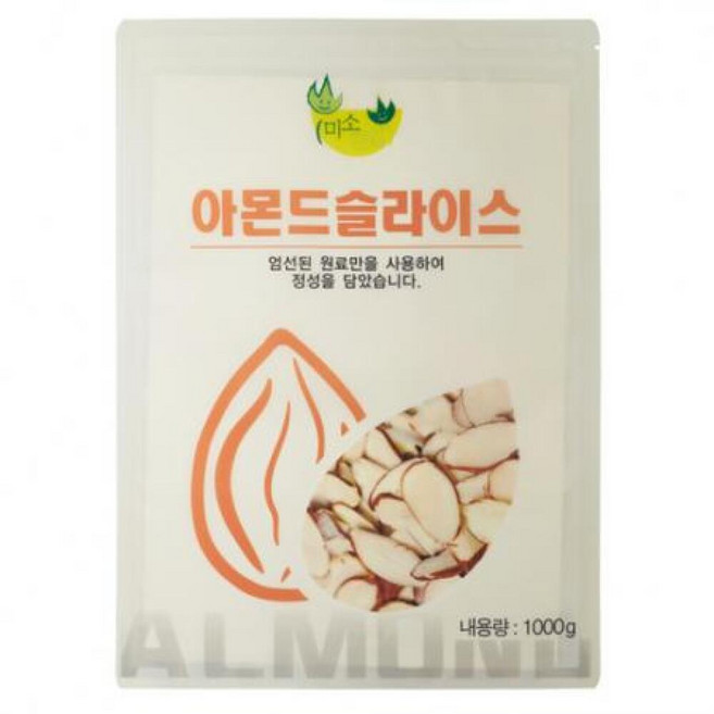 미소한입 아몬드 슬라이스 1kg 1kg ×, 1개