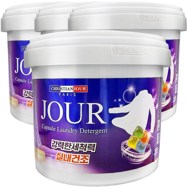 주르 프리미엄 고농축 캡슐세제 국내생산 실내건조형, 4개, 50개입