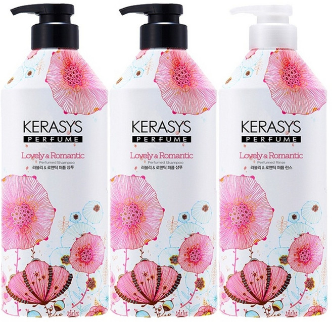KERASYS Lovely & Romantic 香水洗潤髮組, 1組