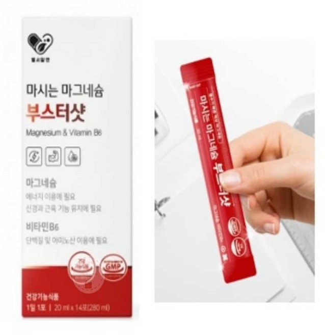 혈액 건강 액상 마그네슘 비타민B6 부스터 14포 MAGNESIUM, 1개, 280ml