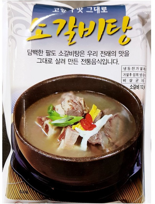 팔도식품 [팔도식품] 팔도 소갈비탕 600g X 25, 1개