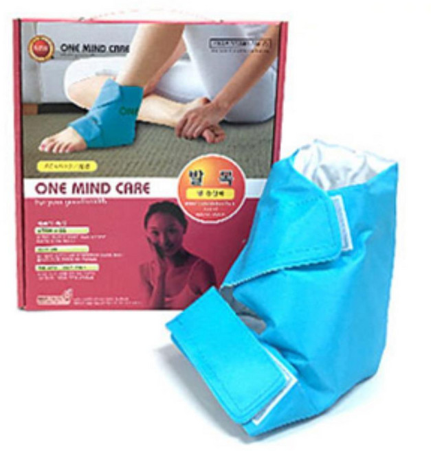 국산 찍찍이 얼지않는 발목 냉찜질팩 수술후 발냉찜질 해열주머니