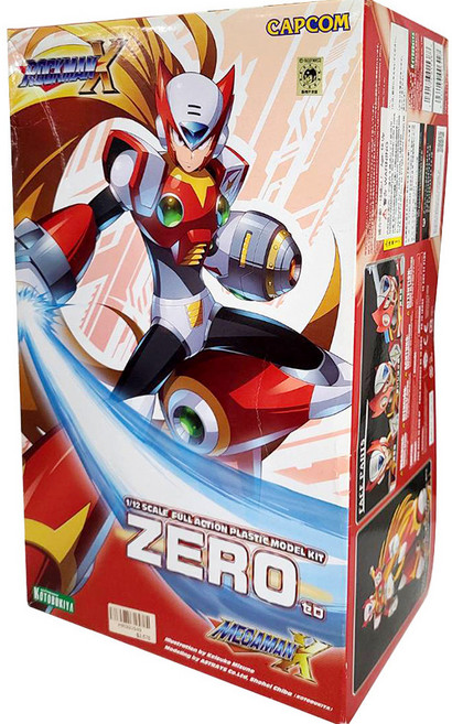 壽屋 Kotobukiya 1/12 洛克人X 傑洛 ZERO 紅色 組裝模型, 1個