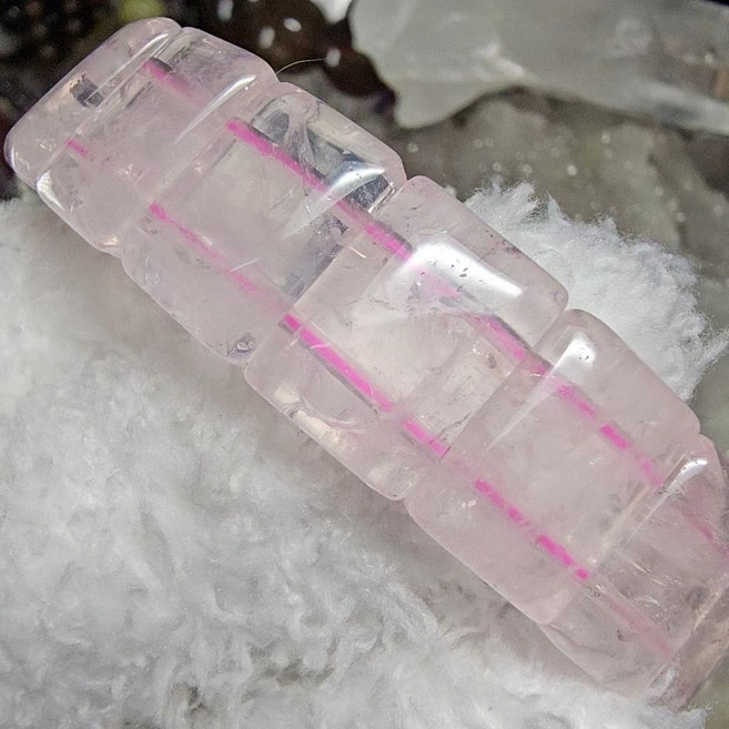 粉晶手排手鍊