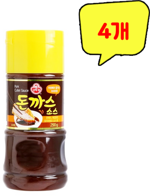 오뚜기 돈까스소스, 290g, 4개