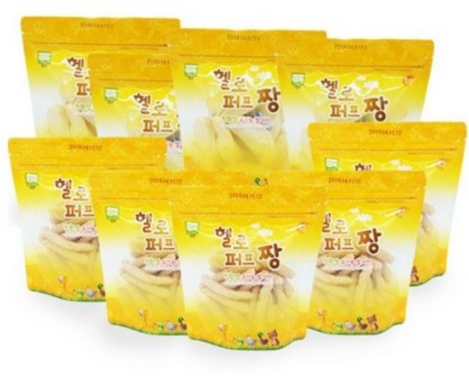 짱죽 헬로 짱 유기농 과자 9종 세트, 혼합맛, 4세트