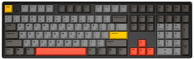 한성컴퓨터 염료승화 8K 유무선 풀배열 키보드, INTERSTELLAR, GK898B PRO, 무접점