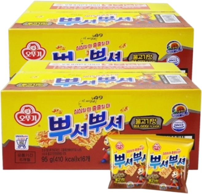 오뚜기 뿌셔뿌셔 불고기맛, 1.52kg, 2개