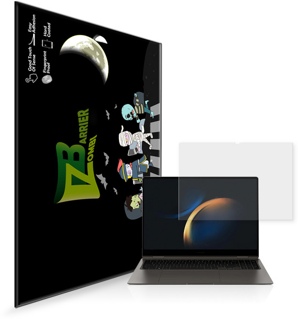 갤럭시북3 프로360 16인치 NT960QFGQFT 종이질감 저반사 액정보호필름, 항균 저반사 종이질감 액정보호필름