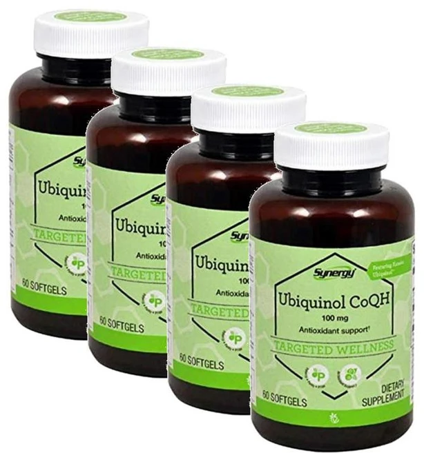 비타코스트 코큐텐 카네카 유비퀴놀 100mg 소프트젤 Vitacost Ubiquinol CoQH, 4개, 60정 - 쿠팡