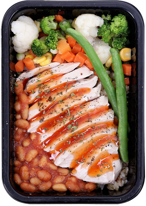 블랙컨슈머 다이어트 벌크업 식단 체중조절식 [칠리맛] 닭가슴살 도시락 4/8/12/16/20키트, 4개, 400g