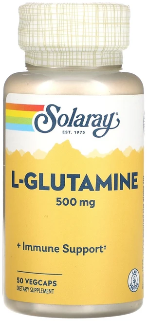 Solaray L-글루타민 500mg 베지 캡슐 50정, Solaray L글루타민 500mg 베지 캡슐 50정, 1개 - 쿠팡