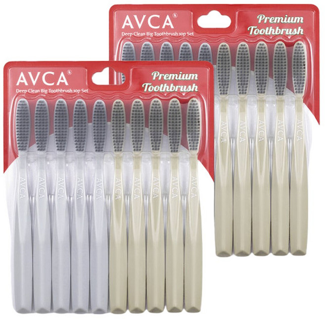 아브카 딥클린 부드러운 왕칫솔 10개입 2세트 총 20개