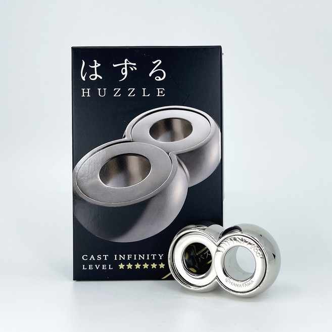 하나야마 캐스트 퍼즐 하즈루 상급 6단계 인피니티, 혼합색상, 1개, 3피스