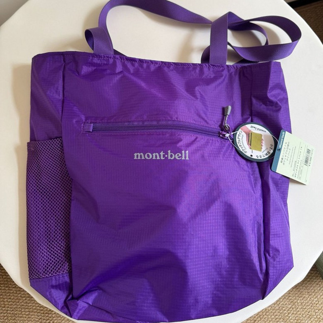 4위 - 몽벨 MONTBELL 경량 토트백 접이식 쇼퍼백 아웃도어 통근용 핸드 토트가방