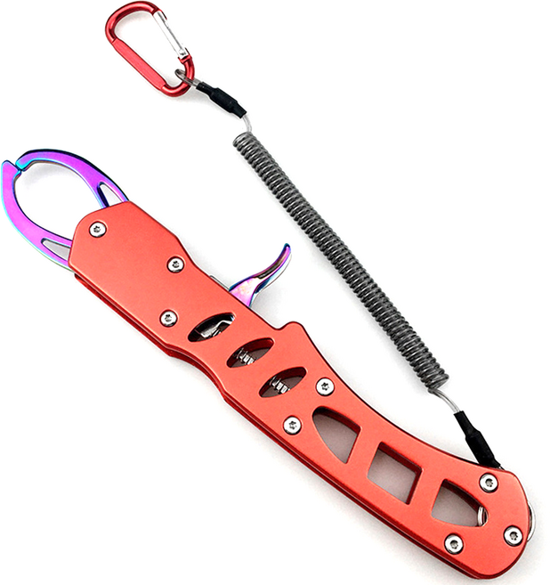 행운을파는낚시 티타늄 립그립 피싱그립, 레드