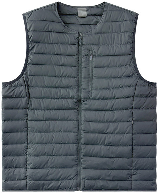 탑보이 초경량 방수 방풍 경량 U넥 패딩조끼 (JW648)