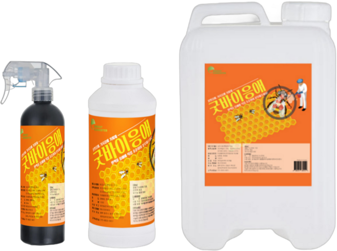 굿바이응애 꿀벌 응애 양봉 집단 폐사 질병 방제 약, 1개, 1L