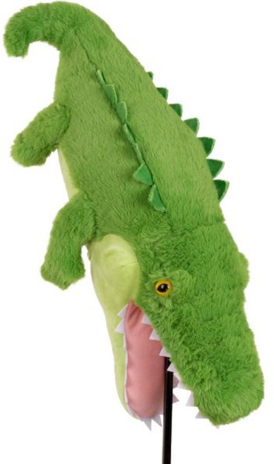 2thpart퍼니 골프 헤드커버 애니멀스 플러시 드라이버 하이브리드 남성 여성용 선물, Alligator