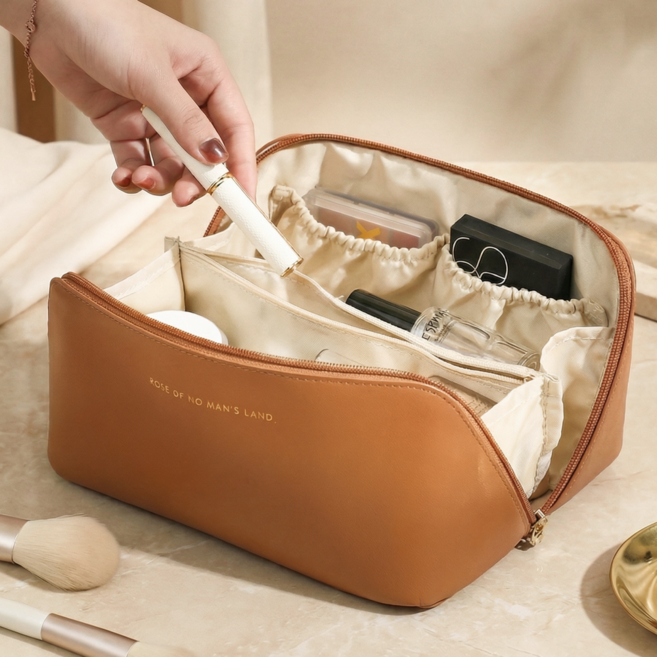 보그코우 대용량 수납 여행용 화장품 파우치