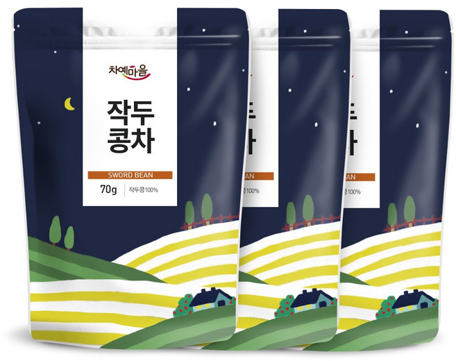 차예마을 국내산 작두콩차 70g.., 1개입, 70g, 3개