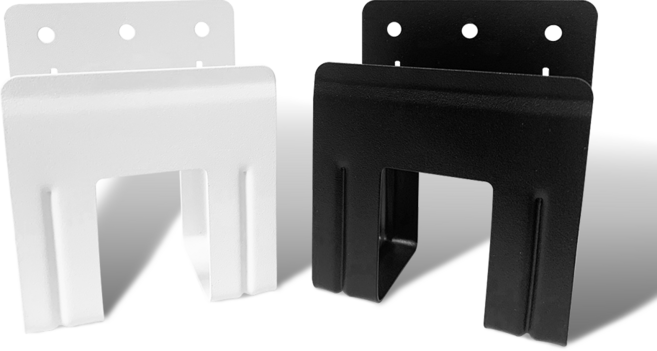 매직네트웍스 셋탑박스 브라켓 셋탑박스 숨기기 거치대 공유기 게임기숨김 셋클립플러스, 플러스(소)/ 화이트+화이트, 1개