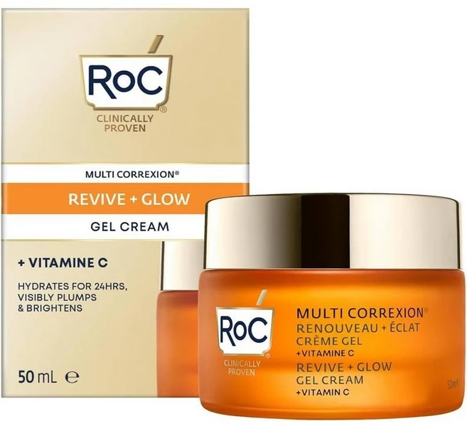 록 멀티 코렉션 리바이브 + 그로우 젤 크림 RoC Multi Correxion Revive + Glow Gel Cream 50ml, 1개 - 쿠팡