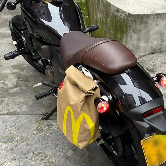 특이한 오토바이 사이드백 바이크 모던 캠핑 리어백 레트로 라이딩 스쿠터, 사이클링 패들백-마이마이