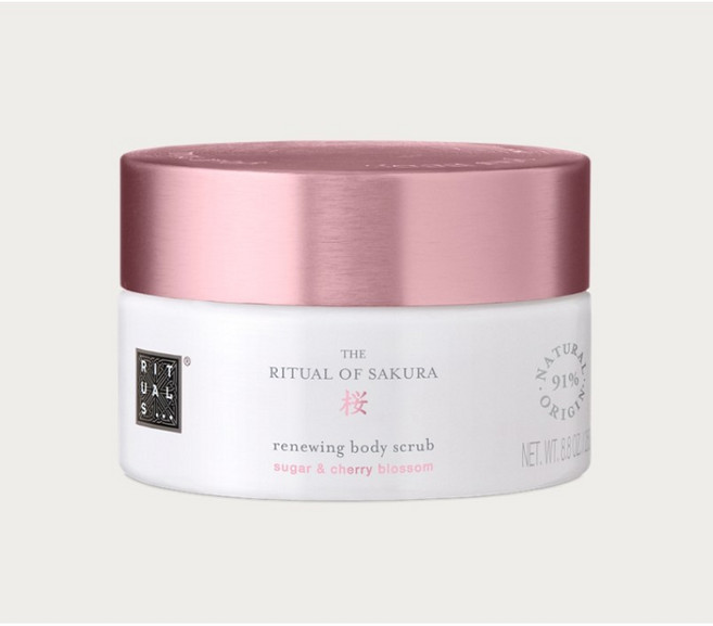 Rituals 리투알스 슈가 바디스크럽 사쿠라 체리블라썸 250g, 1개