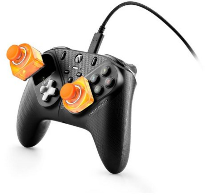 Thrustmaster eSwap S 크리스탈 오렌지 프로 유선 컨트롤러 (XBOX 시리즈 X/S PC 호환), eSwap S Controller Exclusive, 1개, eSwap S Controller Exclusive