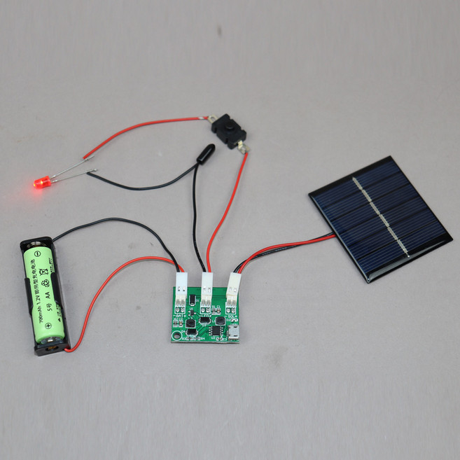 사이언쌤 태양광 발전 충전보드세트 1.2V USB충전겸용, 1세트