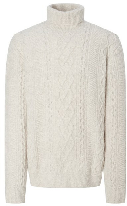 헤지스 남성용 부클 아란 터틀 니트