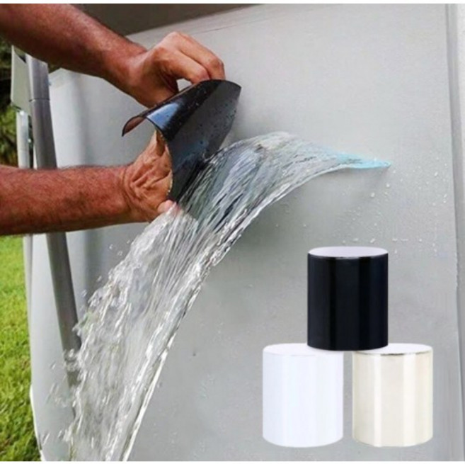 초강력 옥상 누수 크랙 방수 테이프 고무호스 파이프 다용도 만능 강력테이프, 1개