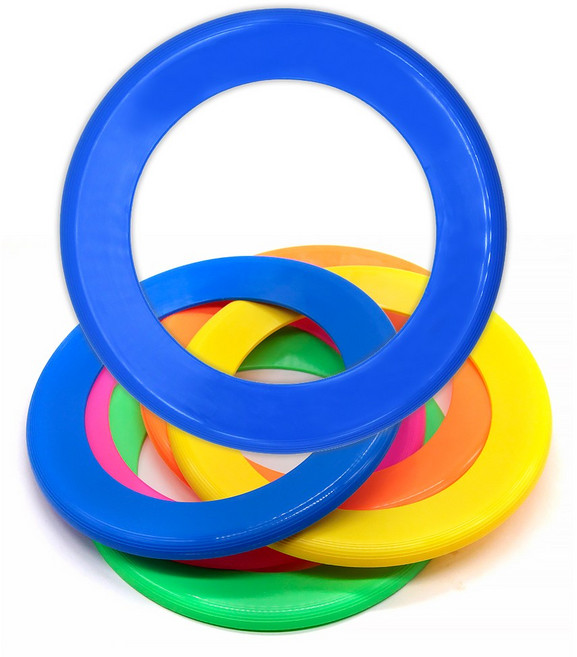 attizone 원반던지기 플라잉디스크 링스카이 말랑말랑스카이 디스크 - KC인증 (국내산), 링 스카이디스크, 1개