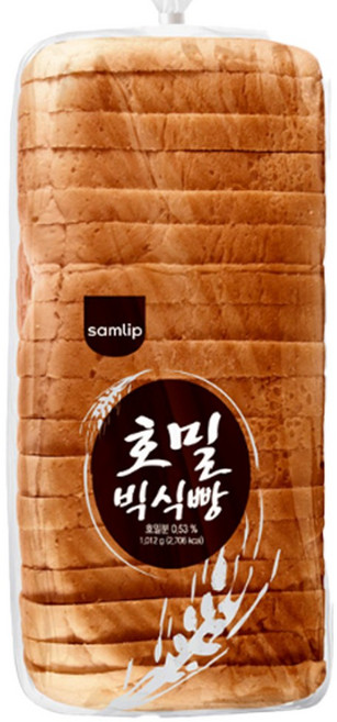 삼립 호밀빅식빵 1012g x 8봉, 1.012kg, 8개