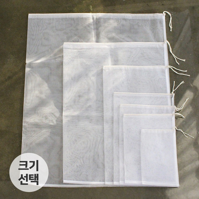 7size 다시 주머니 ( 다용도 다시망 티백주머니 멸치 국수 육수망 한약 약재 다리기 거름망 식혜 과일보관함 석고방향제주머니 ), 1개