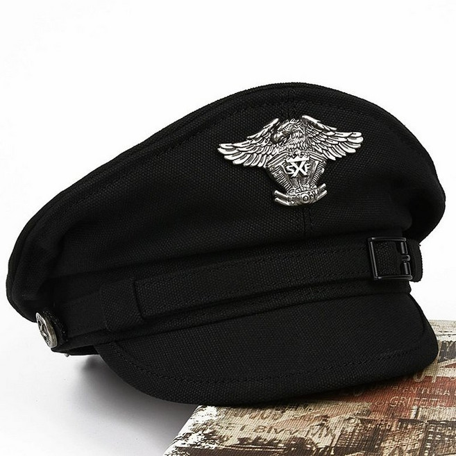 독일군 헬멧 해군 모자 맥아더 빈지티모자 장군 캡틴 소품 하프 클래식 독일