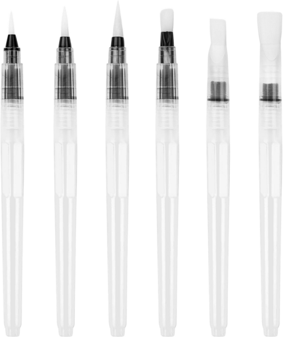 니드잇템 워터브러쉬 6종 세트, 1세트