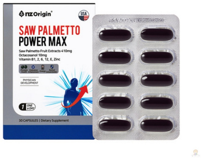 미국산 남자정력에좋은 전립선에좋은 영양제 음식 쏘팔메토 효능