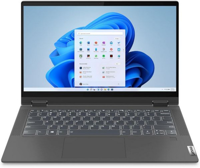 레노버 아이디어패드 플렉스 5 16인치 2-in-1 2.5K IPS 터치스크린 노트북 인텔 코어 i7-1255U 16GB 램 1TB SSD 백라이트 키보드 지문 인식기, 12GB | 512GB SSD | Intel Core