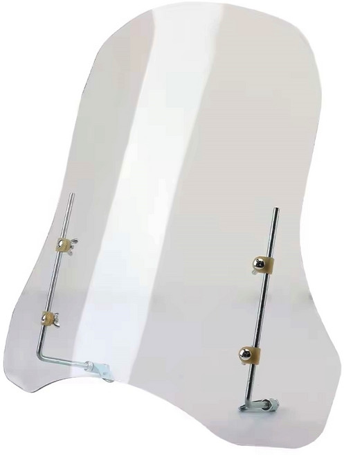 발통마켓 오토바이 스크린 스쿠터 공용 윈드스크린, 1세트, 클리어(37cm)