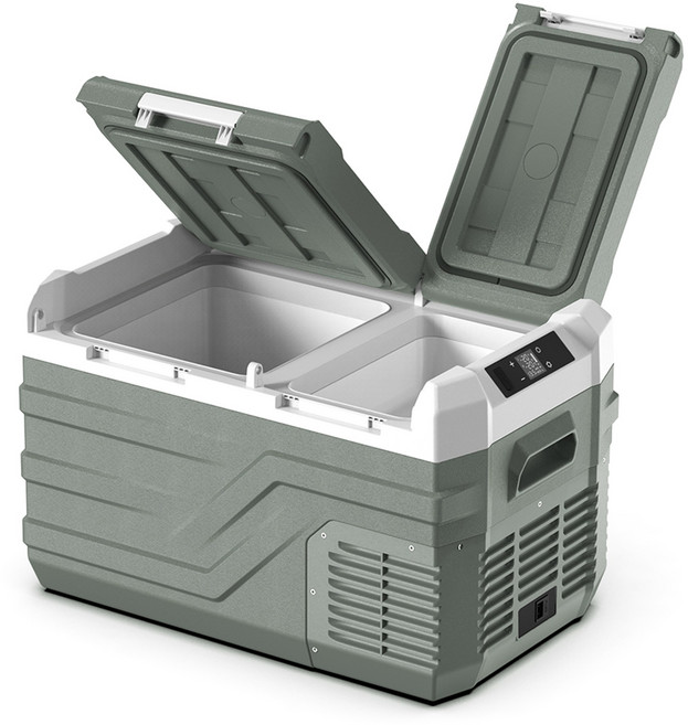 알피쿨 리얼 듀얼 존 차량용 냉장고 NLS, 그린, 20L