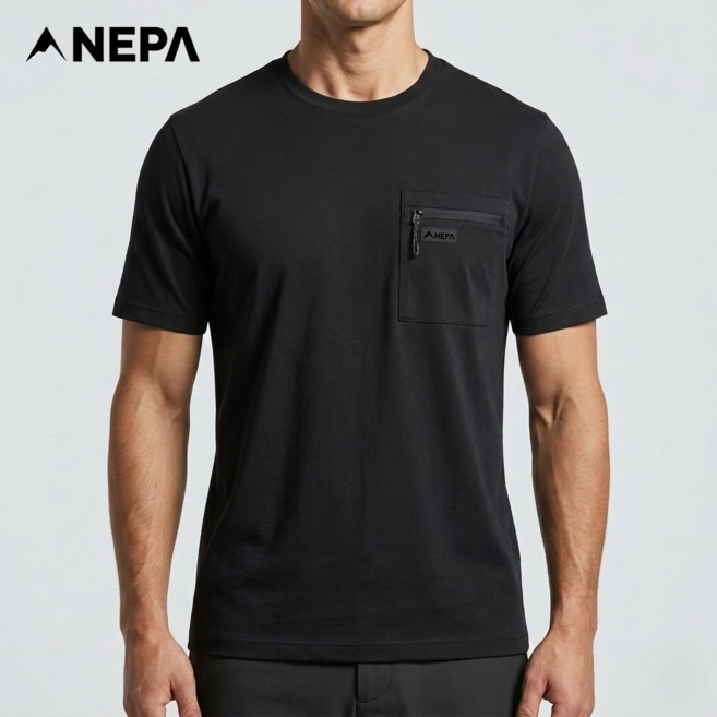 네파 남성 반팔 티셔츠 스트레치 우븐