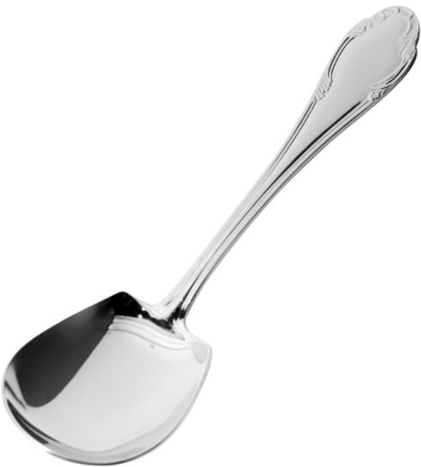 [롯데패턴 서빙 스푼 20.7cm]/커트러리/레스토랑/호텔/카페/디너/양식기/스테이크/함박/, 1개