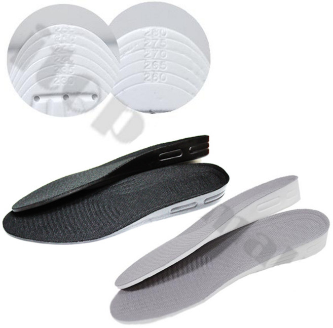 삼우 키높이 깔창 1단 3cm 검정 흰색 키높이 신발 구두 충격흡수