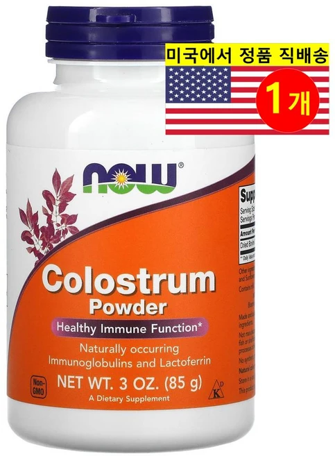 나우푸드 초유 파우더, 1개, 85g - 쿠팡